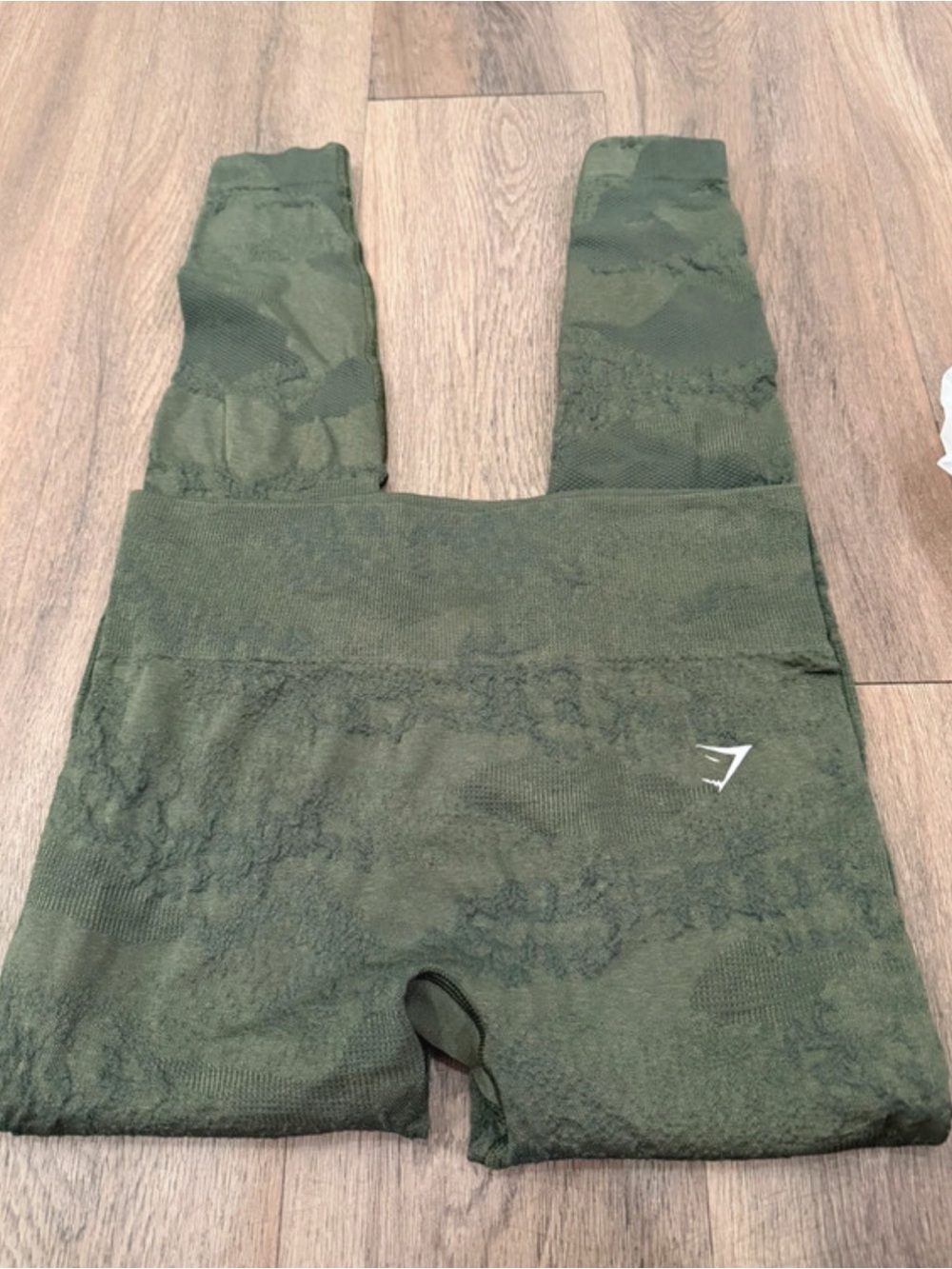 Gymshark Olive Green Seamless One-Piece Shorts
